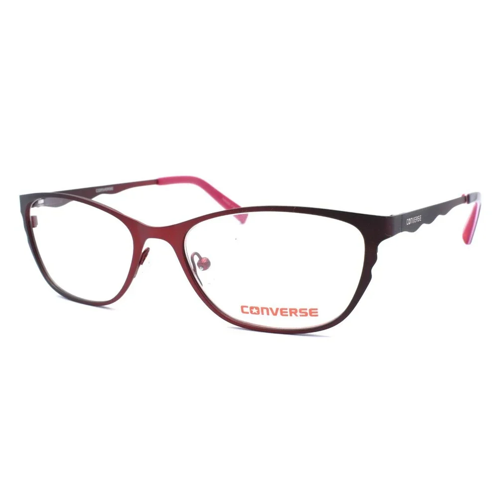CONVERSE K200 Kids Girls Eyeglasses Frames 50-16-135 Burgundy